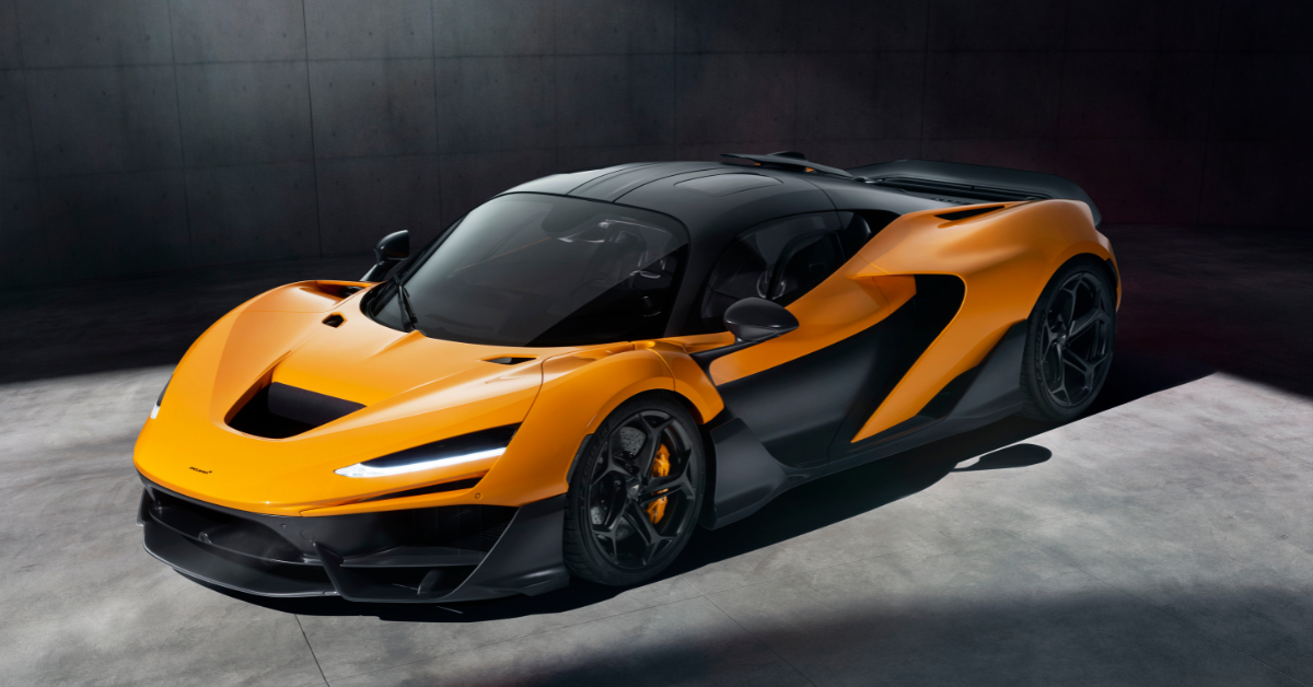 McLaren W1 2025 British hybrid hypercar on track